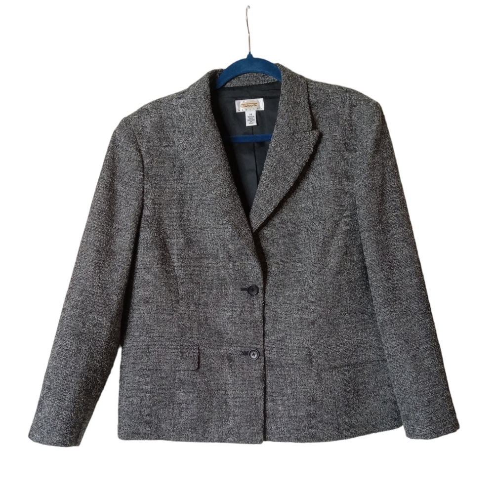 TALBOTS Wool Blend Skirt Suit Made in Italy (size 14)